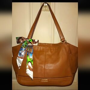 Gorgeous Vintage Coach Park Leather Carrie Tote GUC (see photos for tag options)